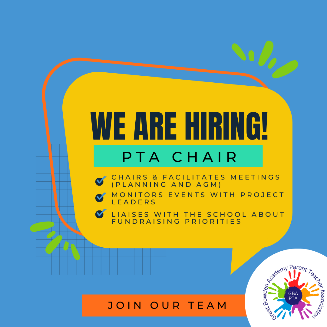 PTA Chair Job Advert