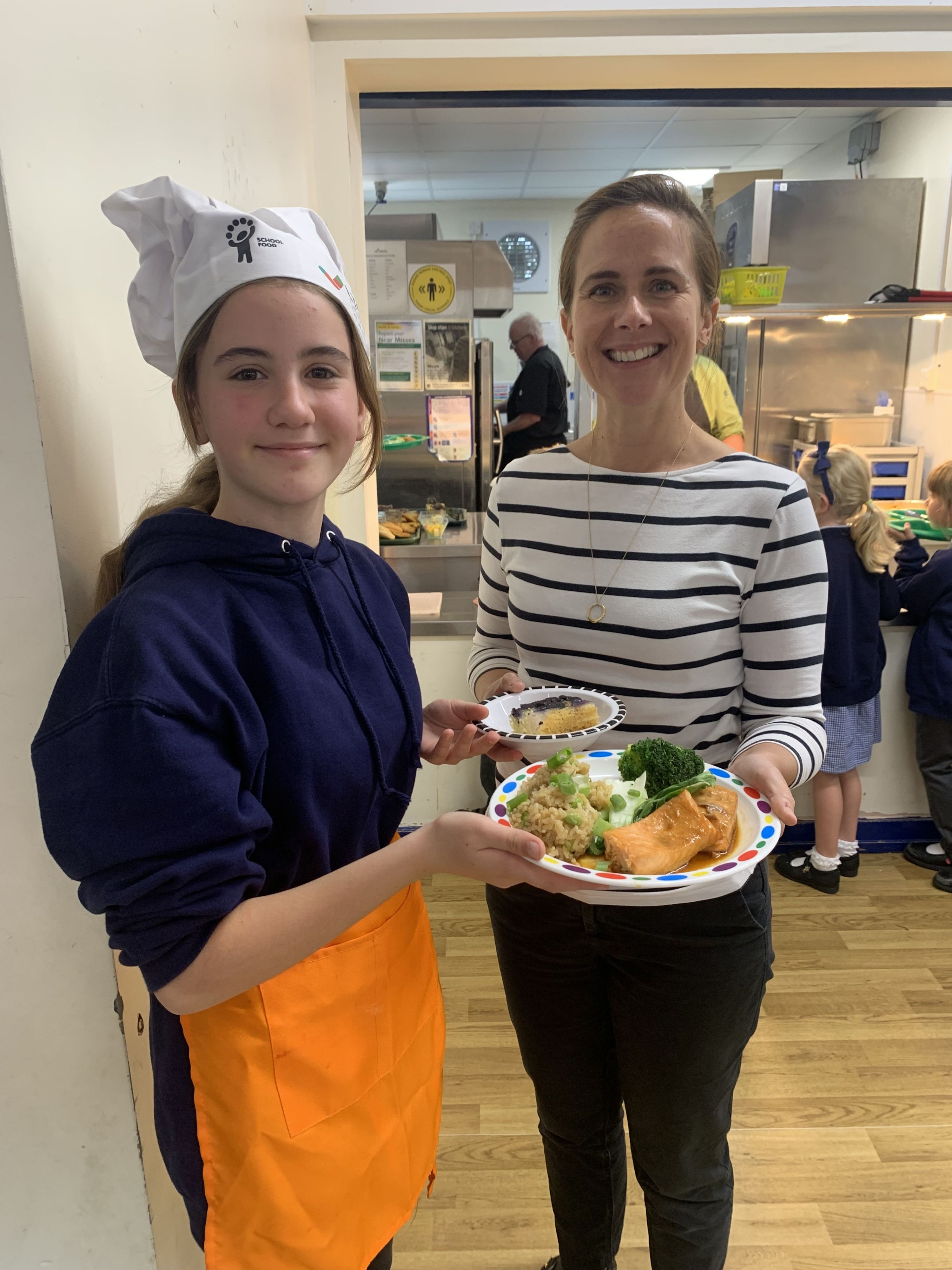 Junior Chef of the Year with Mrs Blagburn