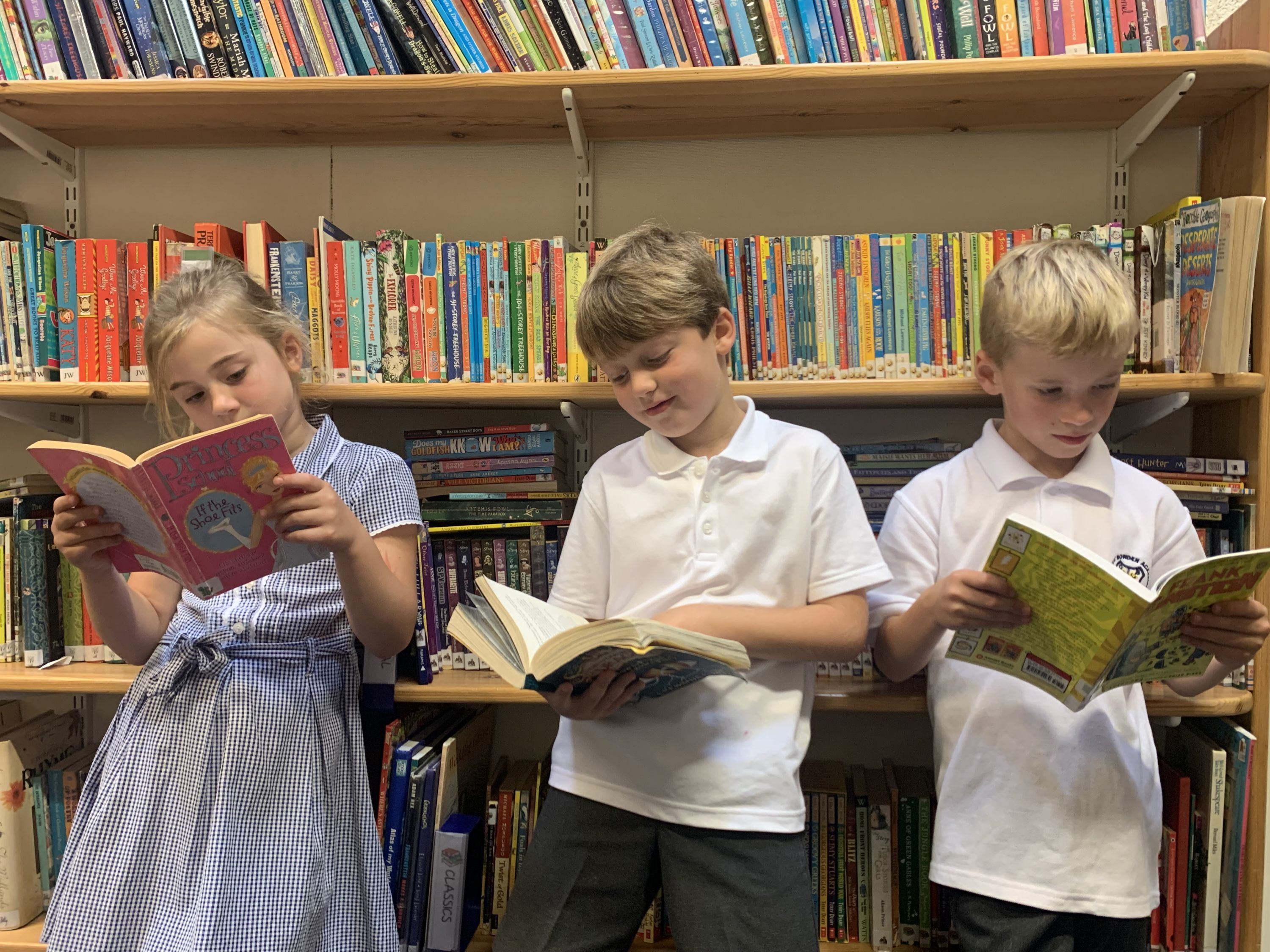 Pupils reading